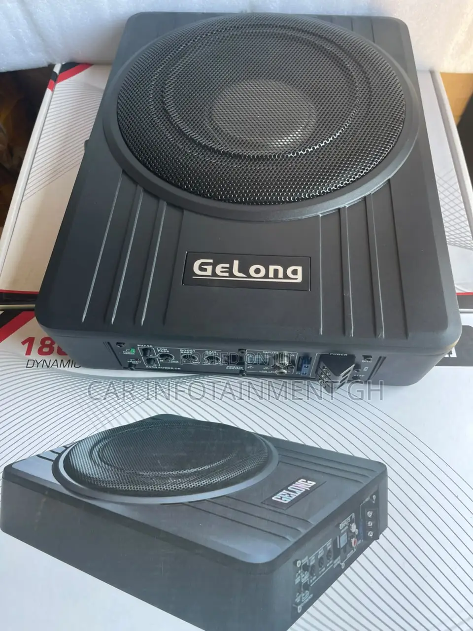 Brand New Underseat Car Subwoofer 10inches, 1800watts