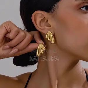 Gold-Toned Statement Earrings