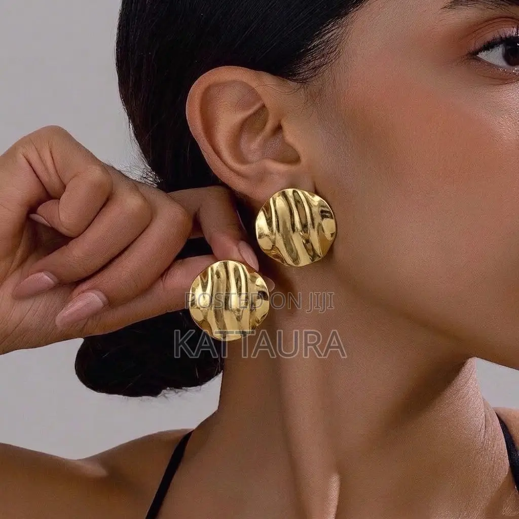 Gold-Toned Statement Earrings