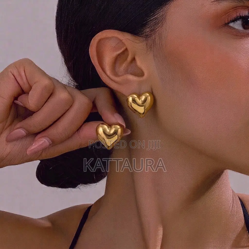 Gold-Toned Statement Earrings