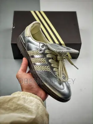 Original Adidas Samba Wales Bonner Silver Metallic