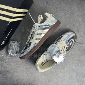 Original Adidas Samba Wales Bonner Silver Metallic