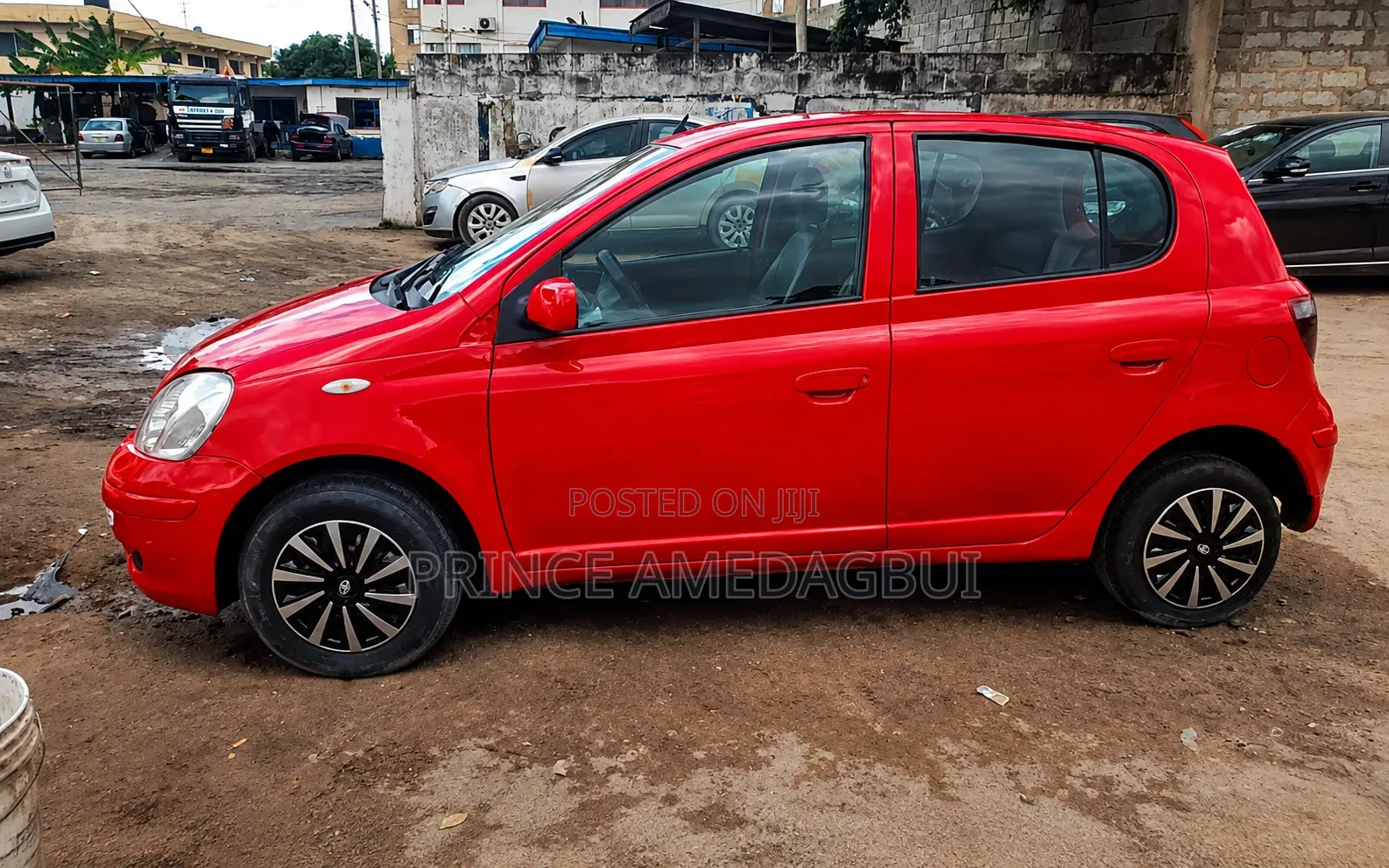 Toyota Yaris 2004 Red