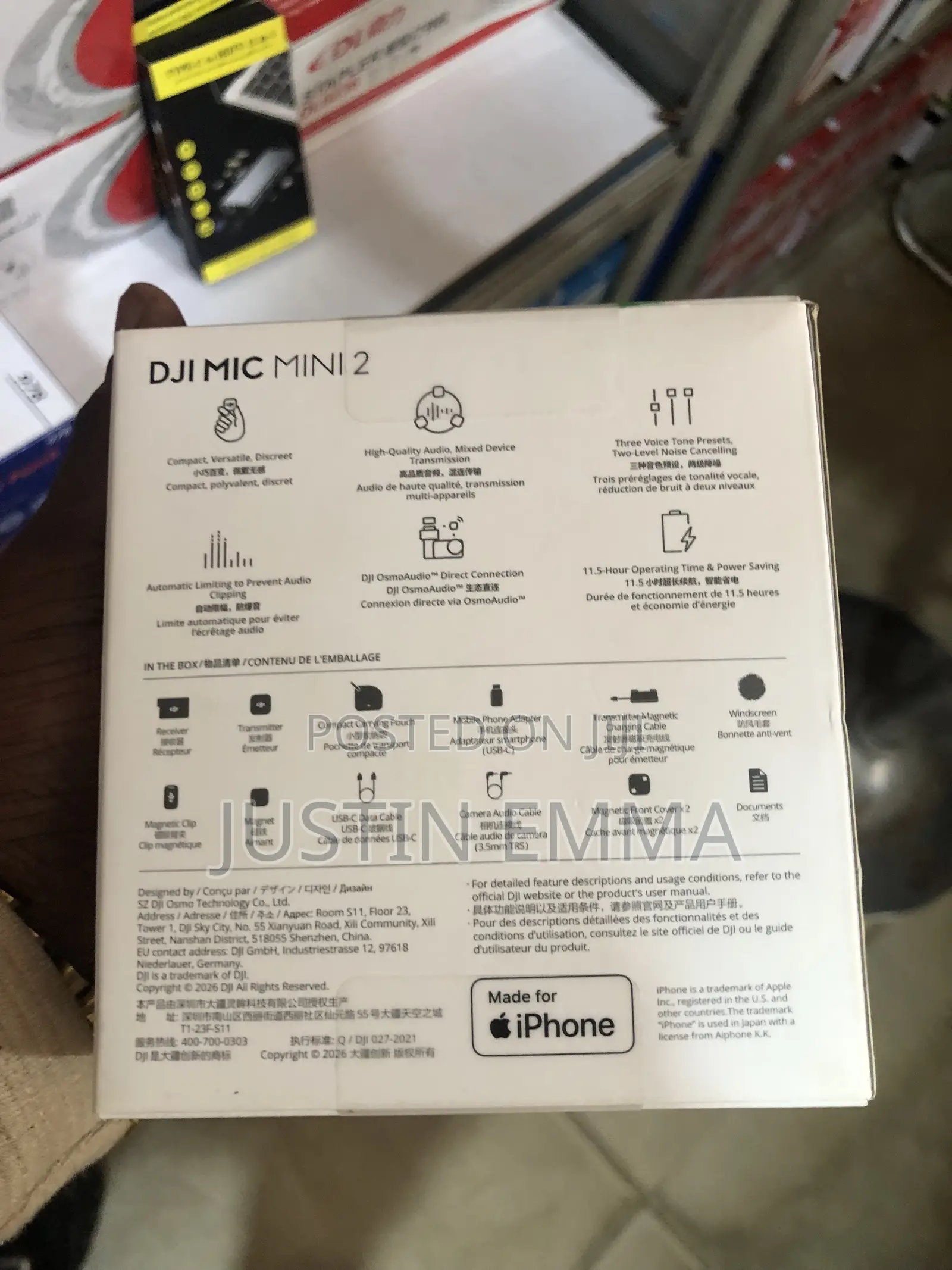 DJI MIC MINI 2 - Single Microphone
