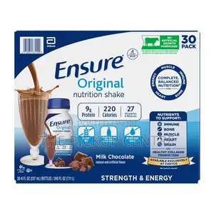 Ensure Original Nutrition Shake, Milk Chocolate, 8 Fl. Oz, 30-Pack