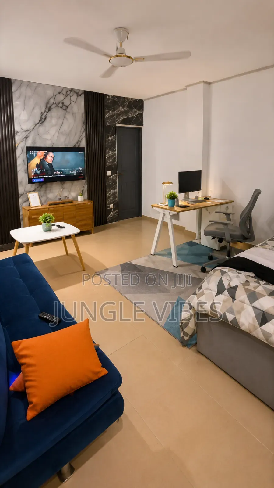 Furnished Cozy Studio Short Let – East Legon Hills / Nanakrom