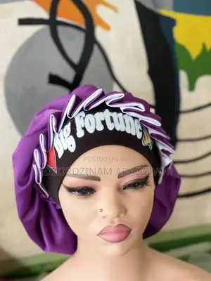Customized and Uncustomized Satin Bonnet