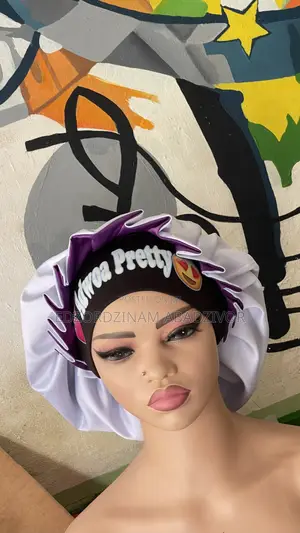 Customized and Uncustomized Satin Bonnet
