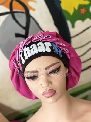 Customized and Uncustomized Satin Bonnet