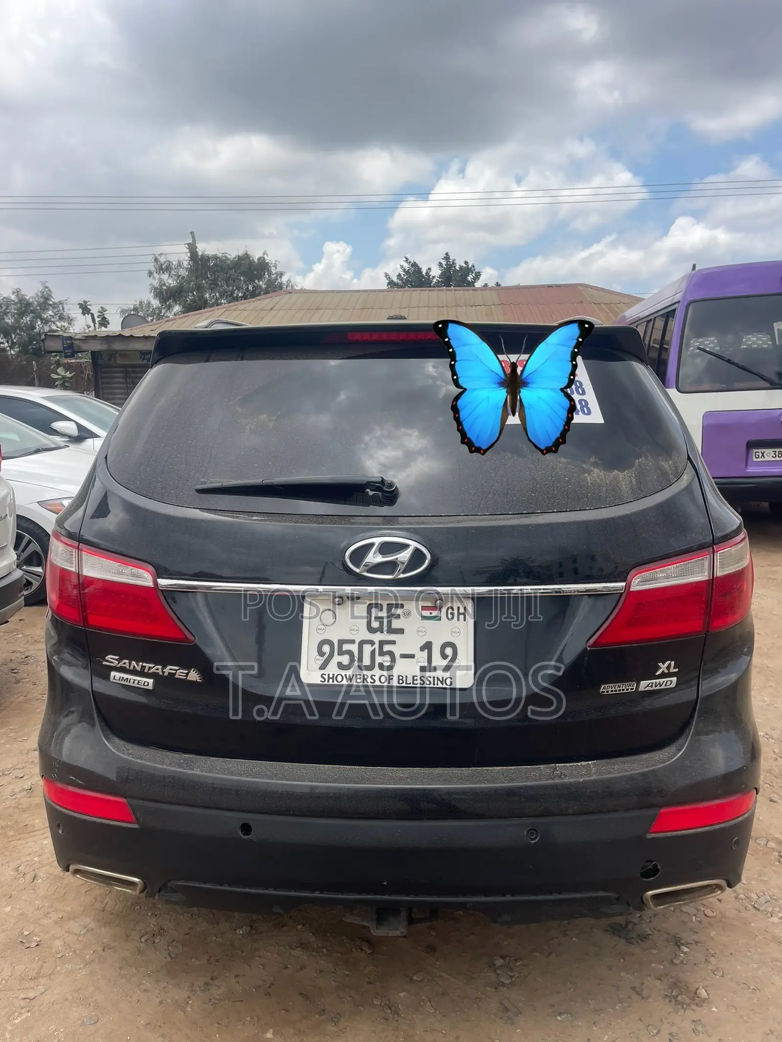 Hyundai Santa Fe Limited AWD 2017 Black