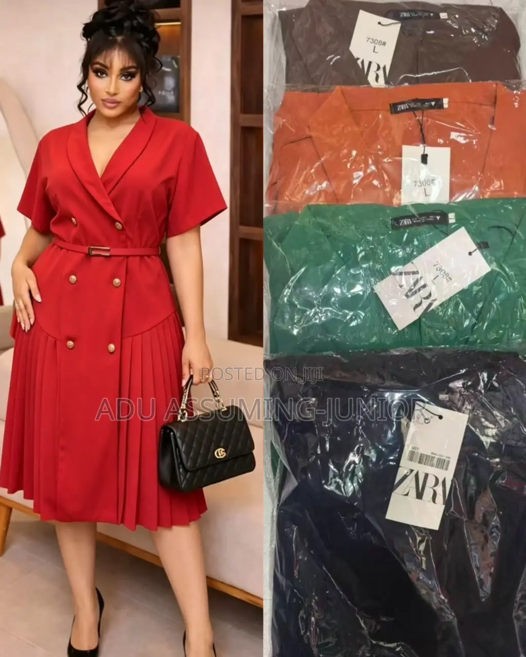 Elegant Women’s Green Midi Dress – Stylish & Classy