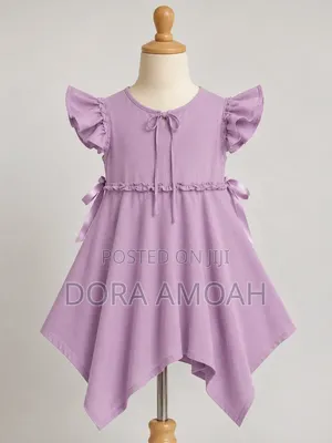 Sweet Lilac Flutter Dress 💜