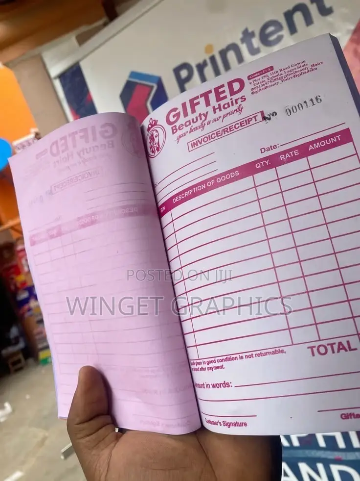 Receipt and Invoice Printing