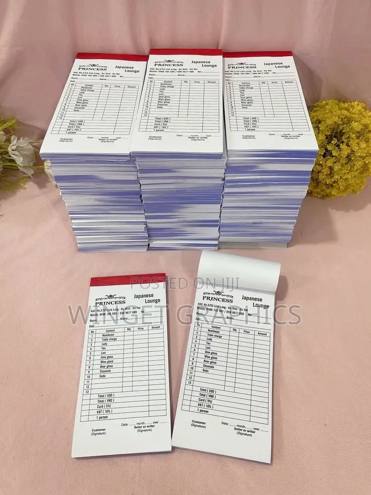 Receipt and Invoice Printing
