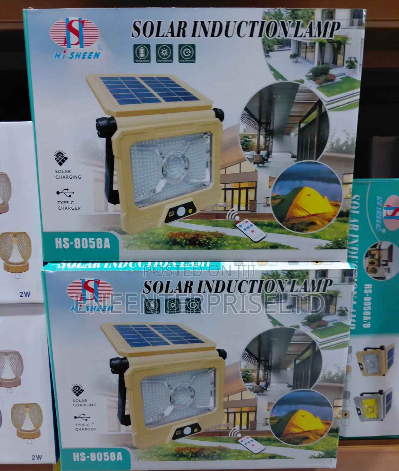 Fengsen Rechargeable Solar LED Spotlight With Remote Control