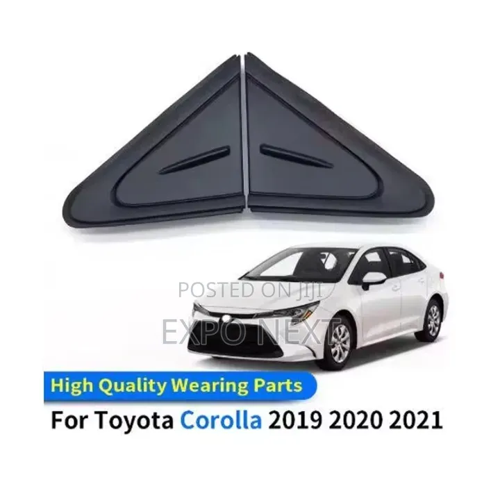 Toyota Corolla 2019-2021 Front SideMirror Corner Triangle Cover Black