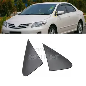 Toyota Corolla 2007-2013 frontSide Mirror Corner Triangle Cover Black