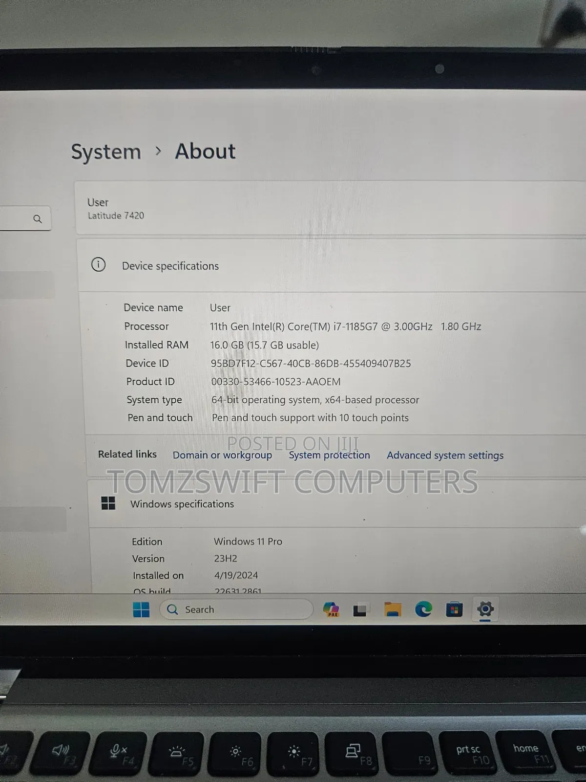 Laptop Dell Latitude 7420 16GB Intel Core i7 SSD 256GB