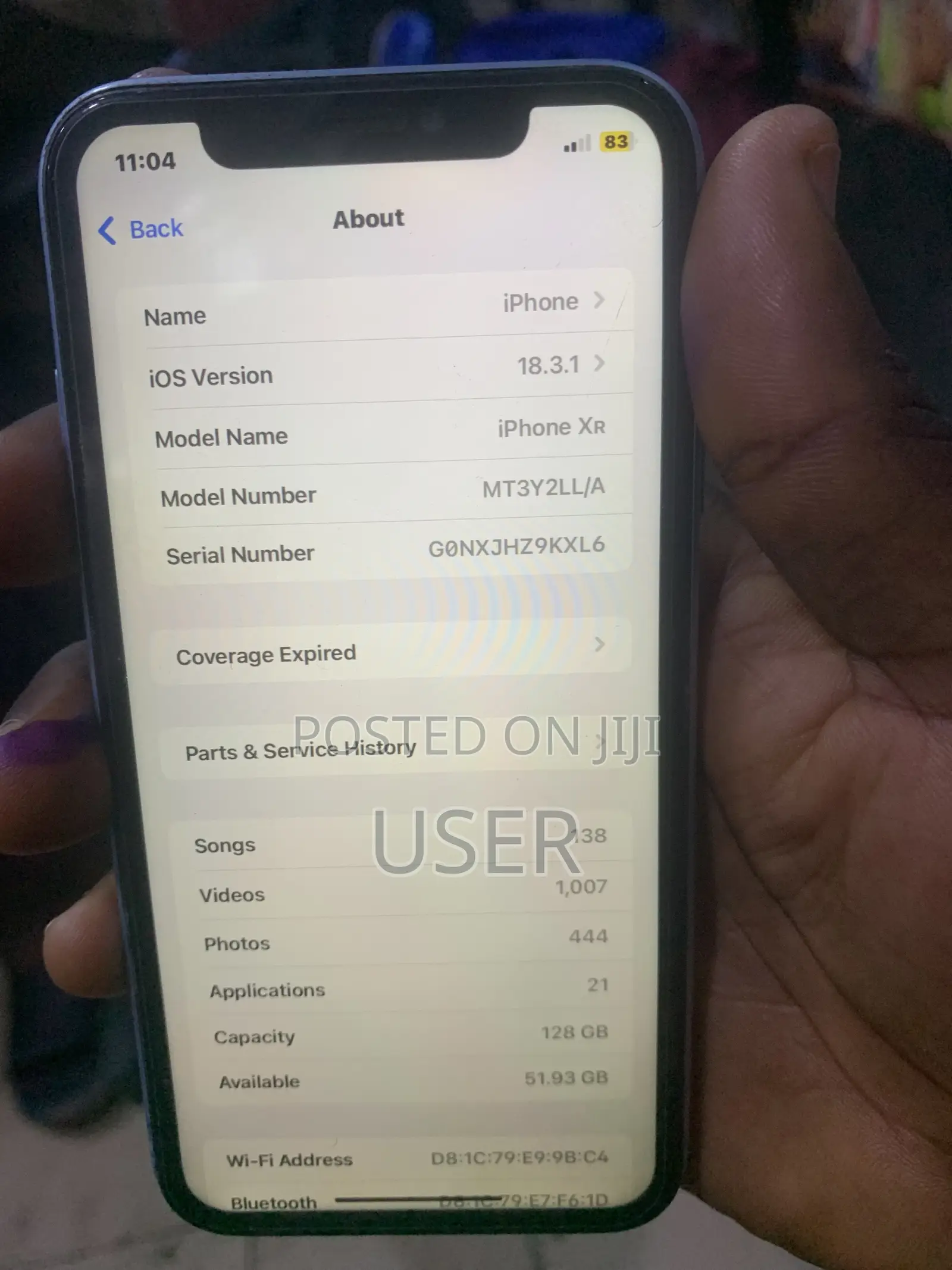 Apple iPhone XR 128 GB Blue