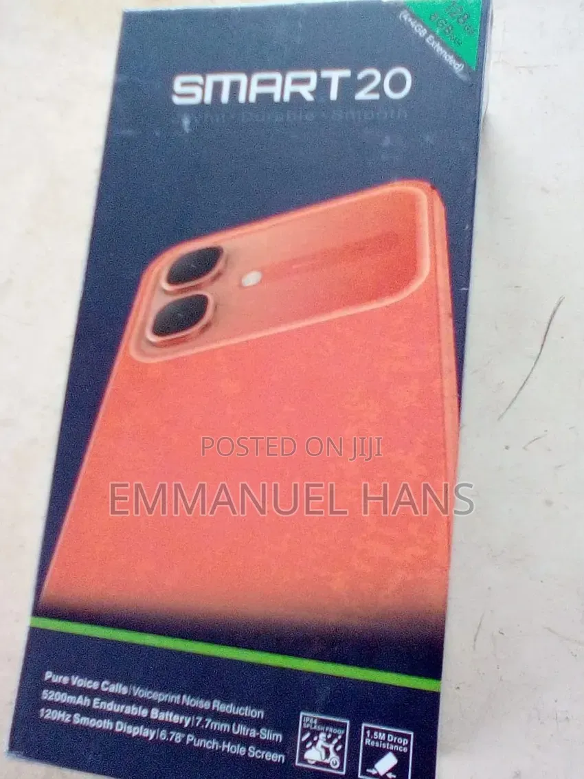 New Infinix Smart 20 128 GB Orange