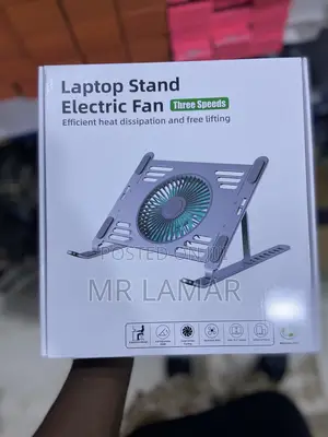 Laptop Stand With Electric Fan