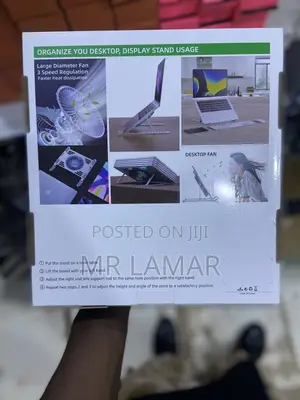 Laptop Stand With Electric Fan