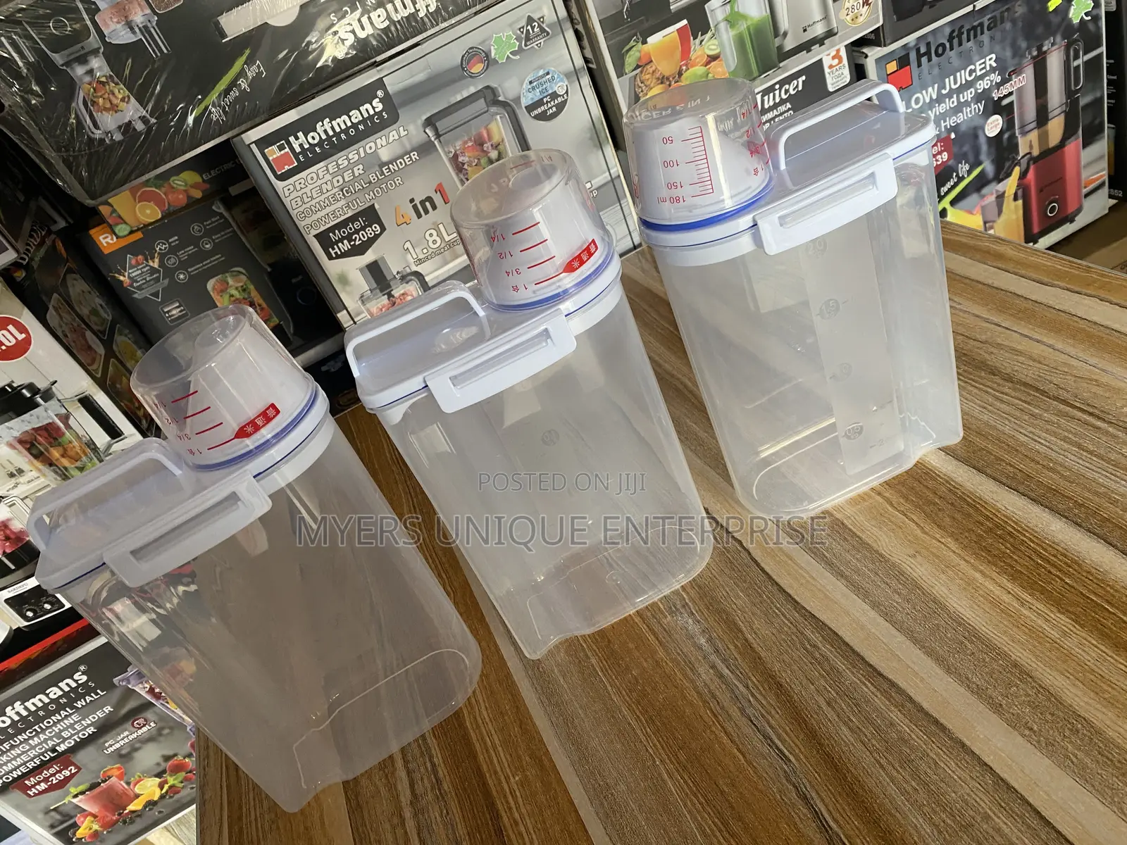 2.3L Cereal Food Storage Canister With Cup