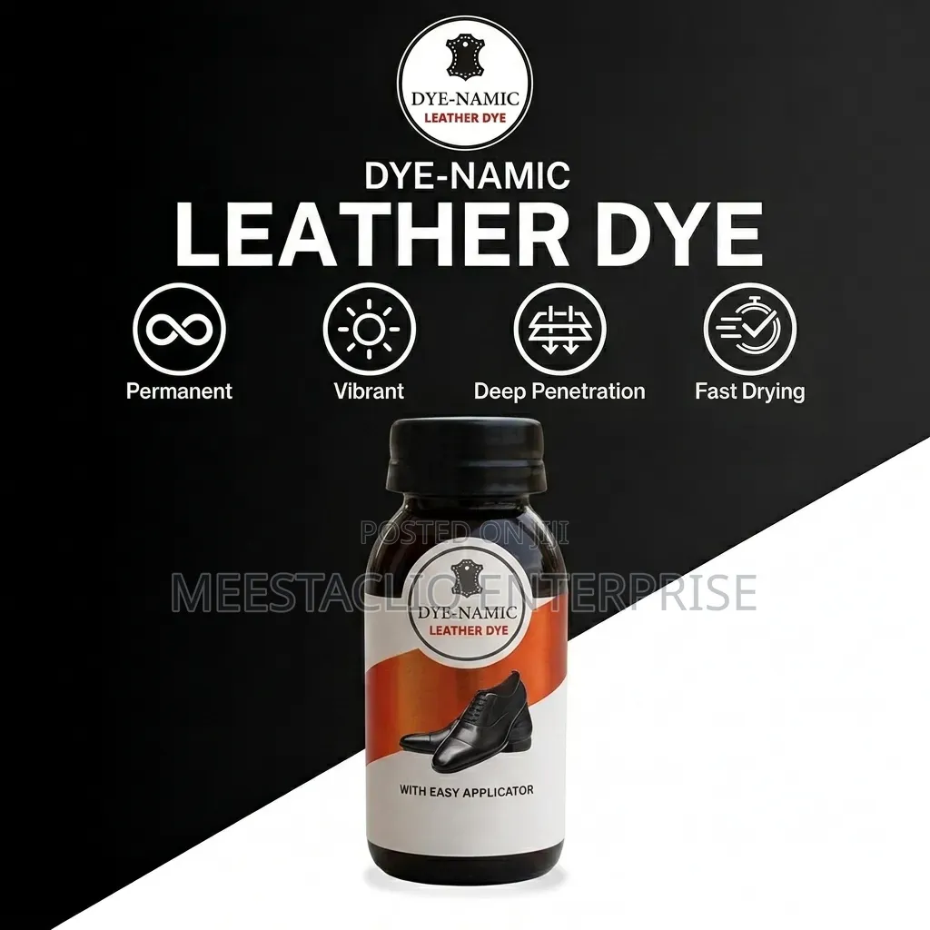 Dye-Namic Leather Dye, for Shoes, Bags & Belts Etc.., 1 Bottle of 60ml