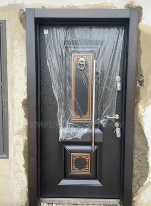 High Quality Paladin Single Turkish Doors Gray/Black