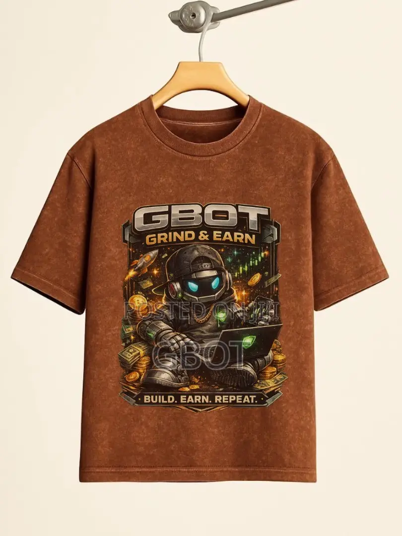 Gbot Acid Wash T Shirt