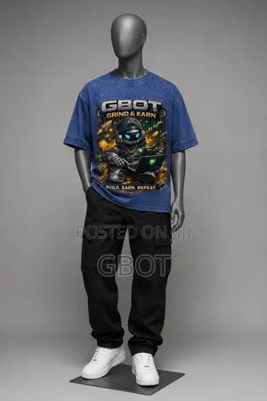 Gbot Acid Wash T Shirt