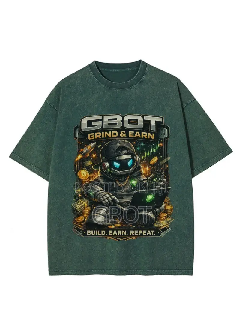 Gbot Acid Wash T Shirt