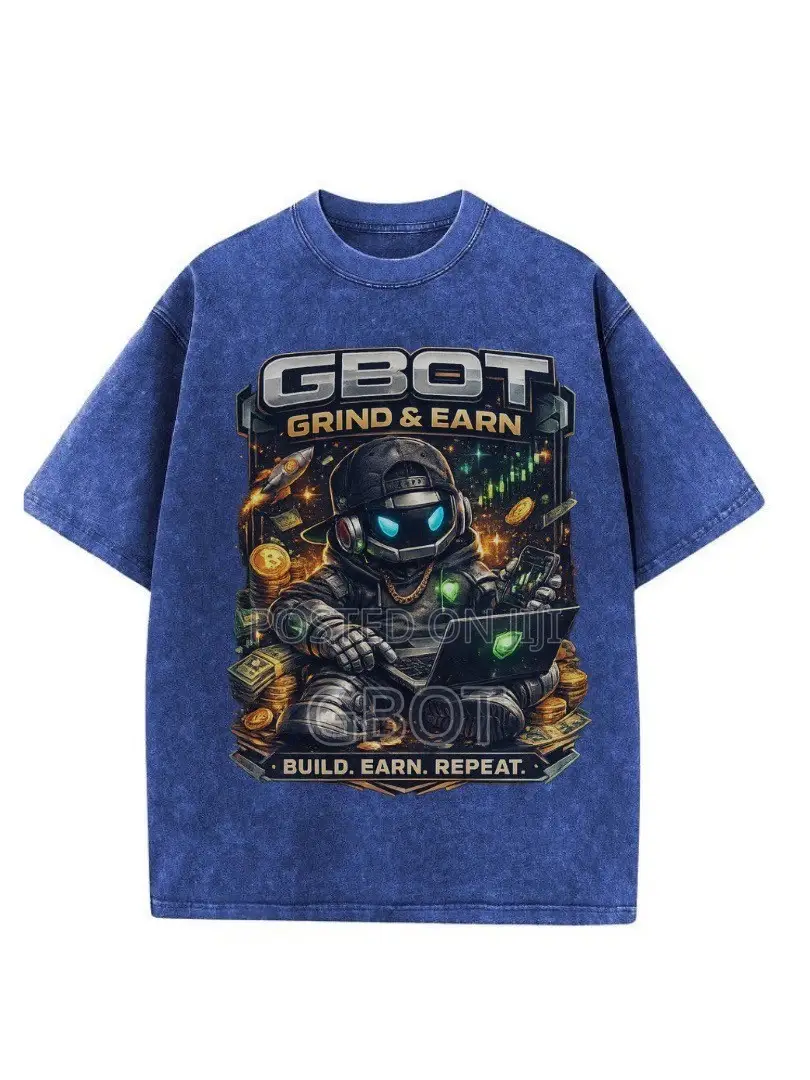 Gbot Acid Wash T Shirt