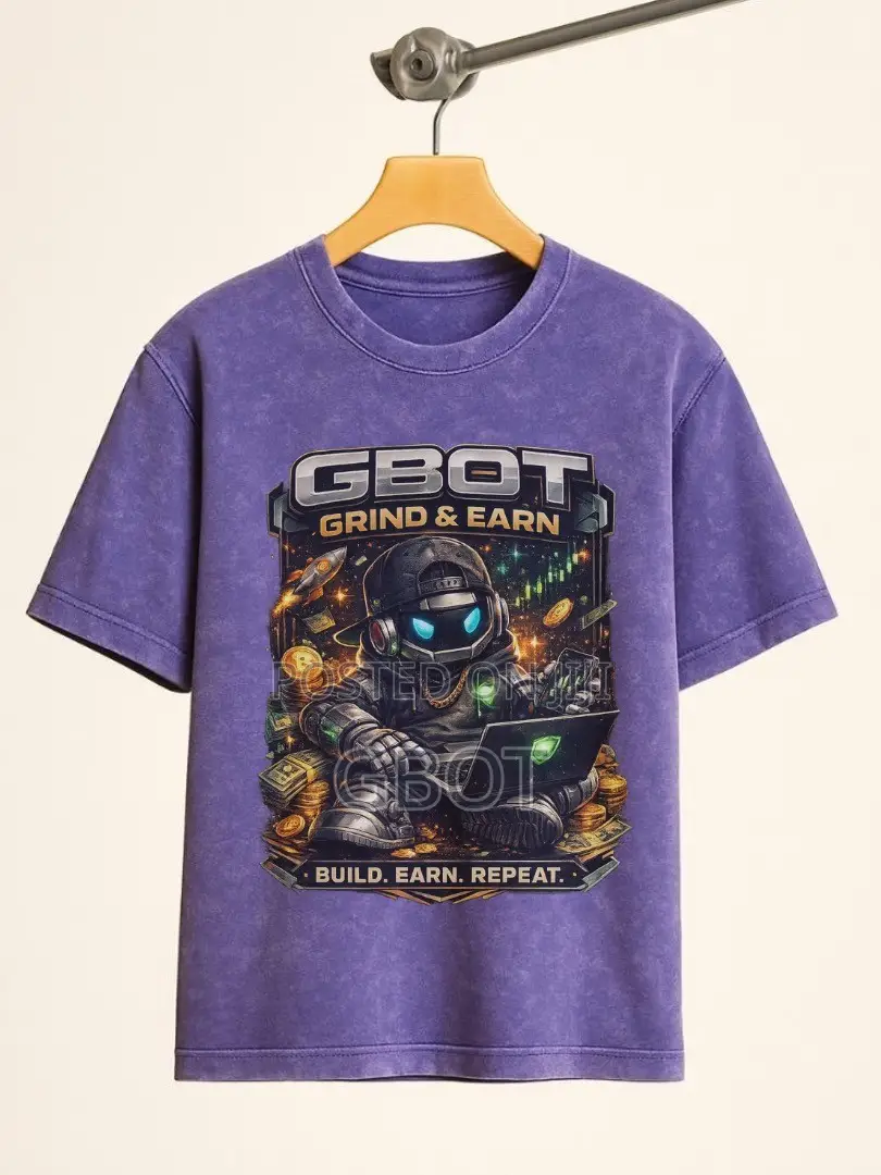 Gbot Acid Wash T Shirt