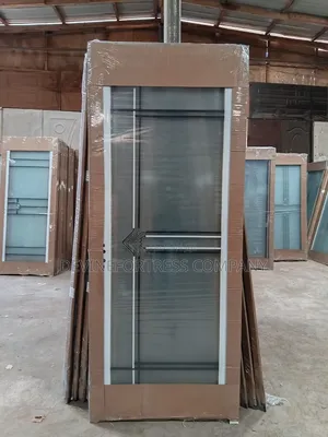 High Quality Bathroom Glass Doors Fiberglass White// Brown