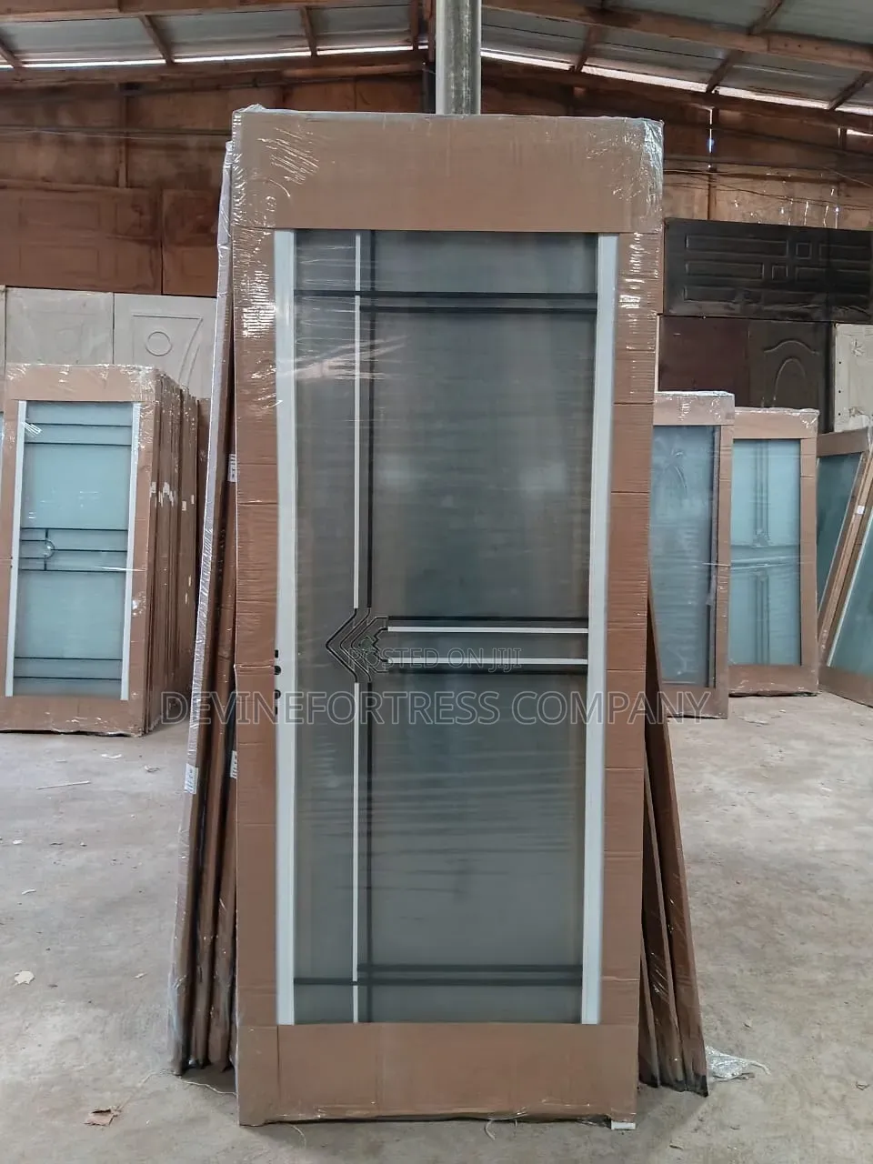 High Quality Bathroom Glass Doors Fiberglass White// Brown
