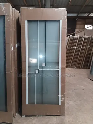 High Quality Bathroom Glass Doors Fiberglass White// Brown