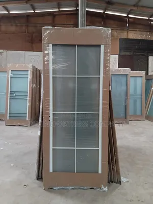 High Quality Bathroom Glass Doors Fiberglass White// Brown