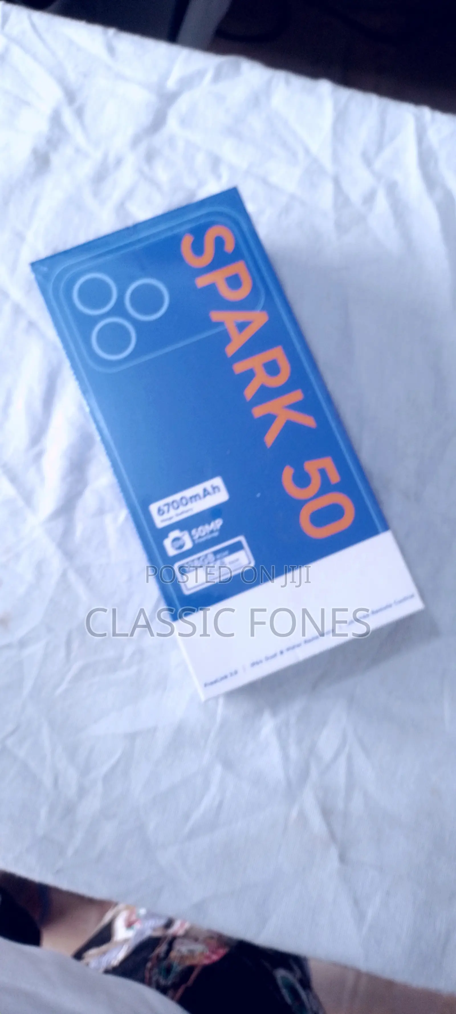 New Tecno Spark 50 128 GB Black