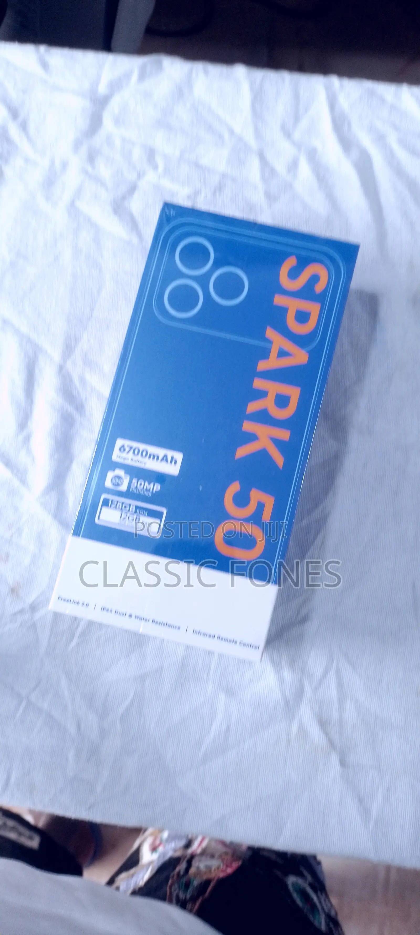 New Tecno Spark 50 128 GB Black
