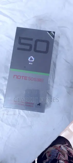 New Infinix Note 50s 256 GB Black