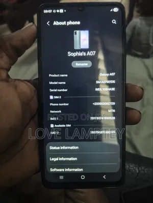 New Samsung Galaxy A07 256 GB Gray