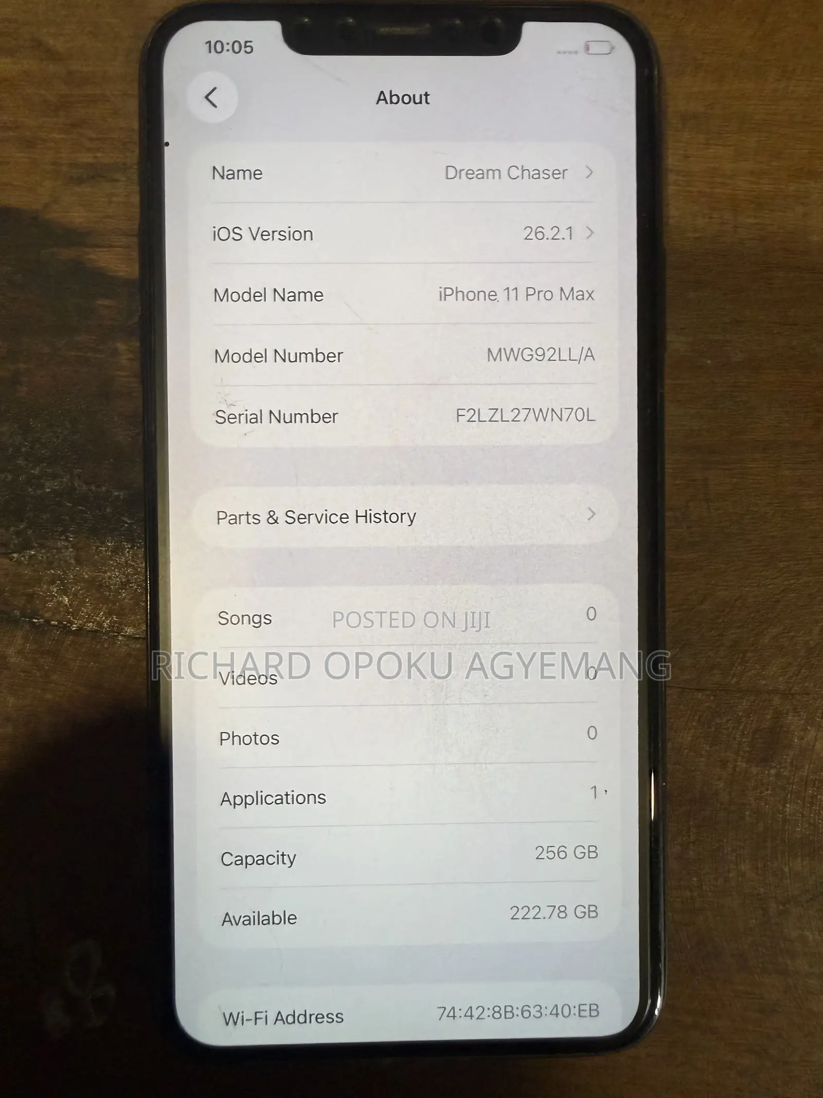 Apple iPhone 11 Pro Max 256 GB Graphite