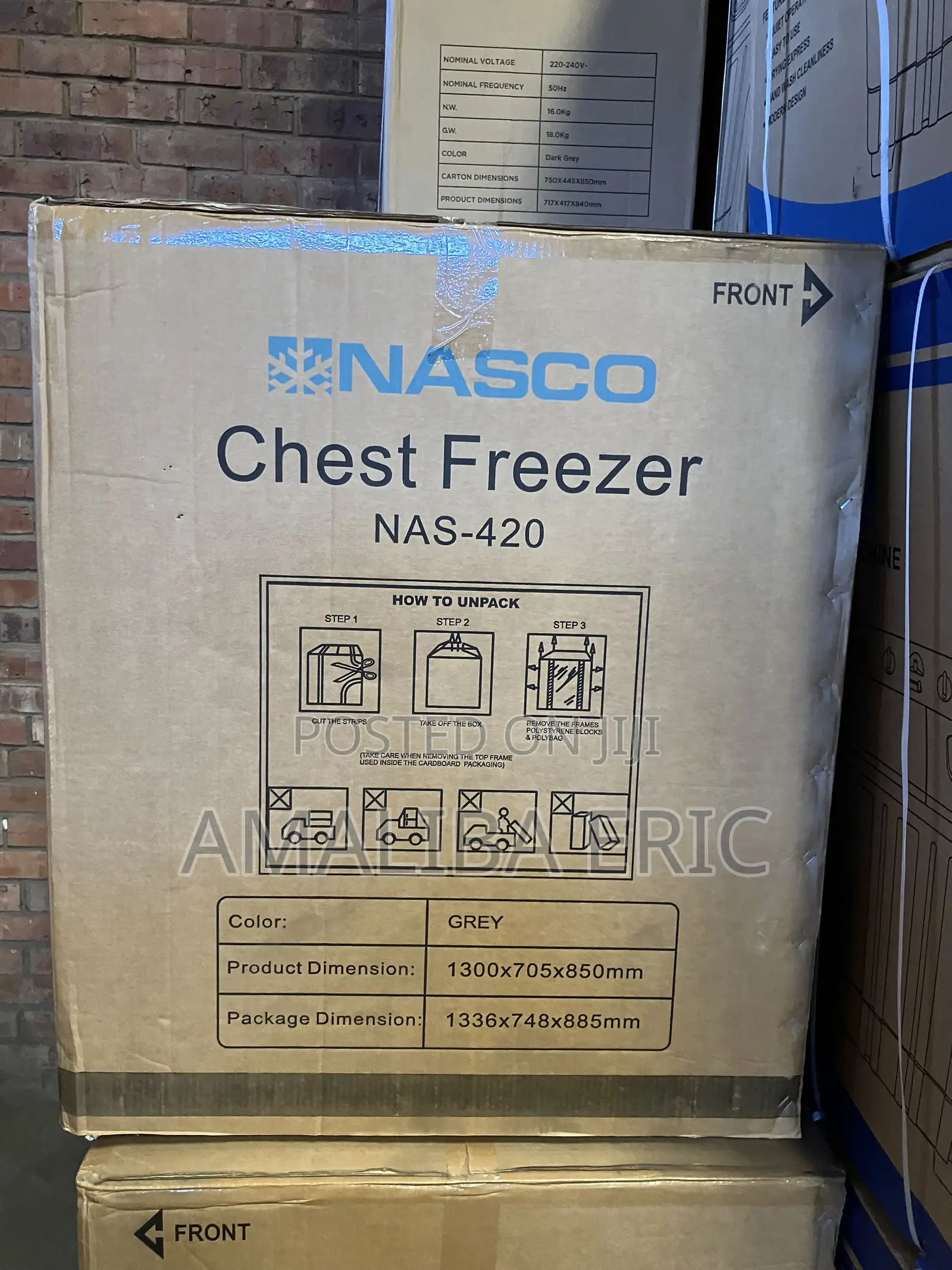 Energy Saving Nasco 380litres (Nas-420) Chest Freezer