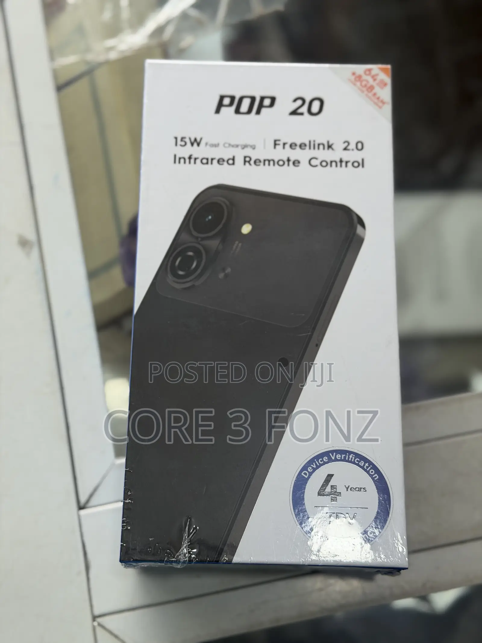 New Tecno Pop 20 64 GB Black
