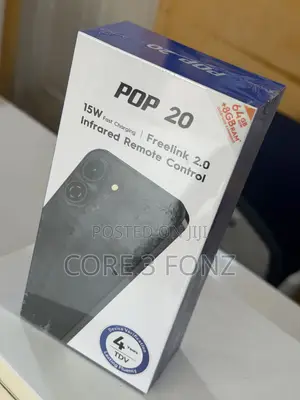New Tecno Pop 20 64 GB Black