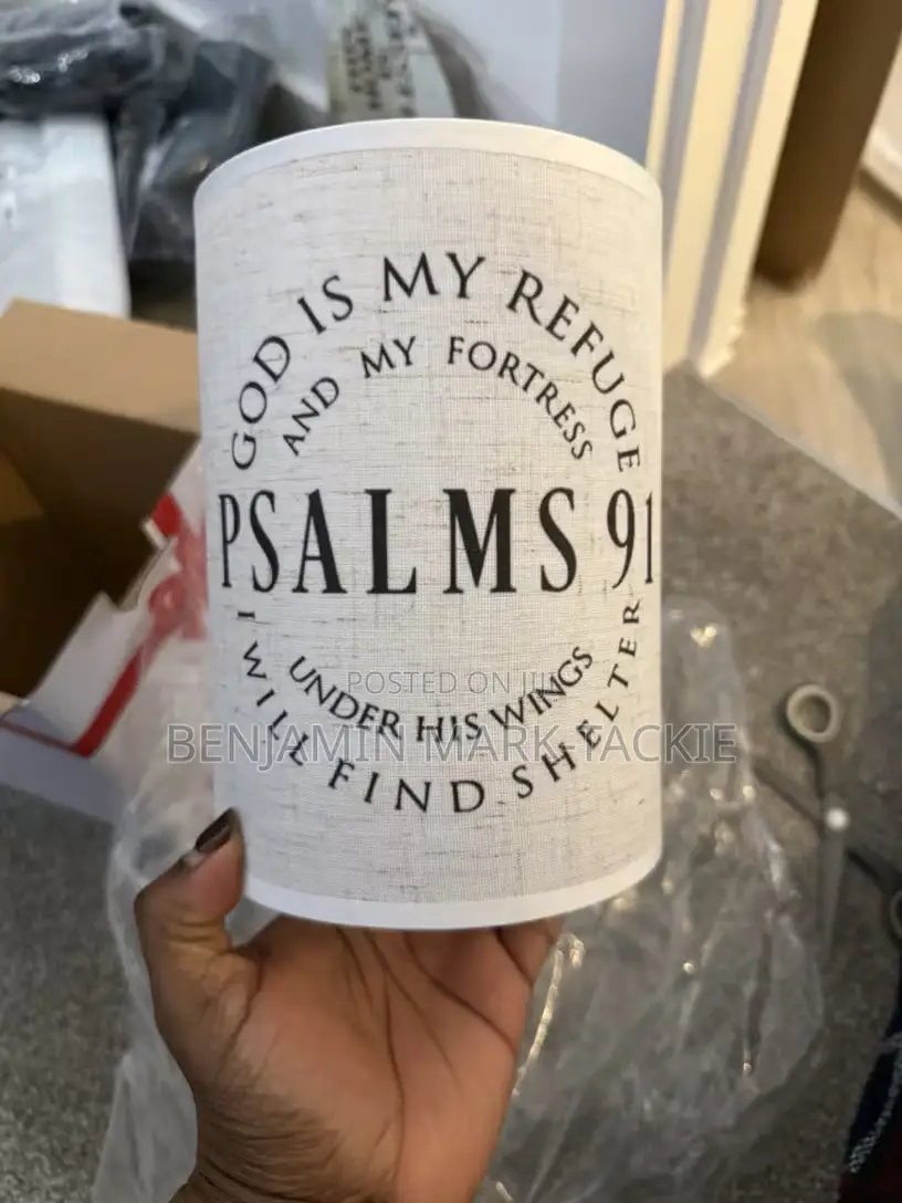 Small Bedside Psalm 91 Lamp