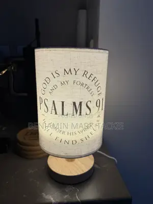 Small Bedside Psalm 91 Lamp