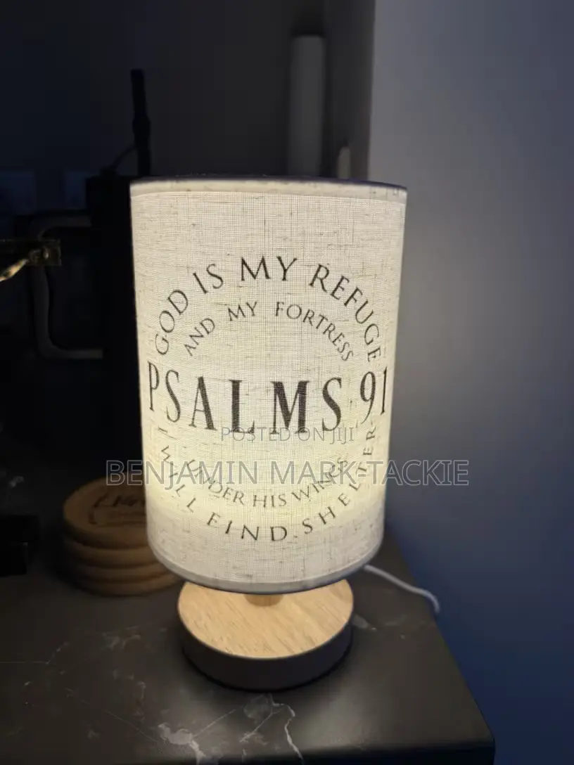 Small Bedside Psalm 91 Lamp
