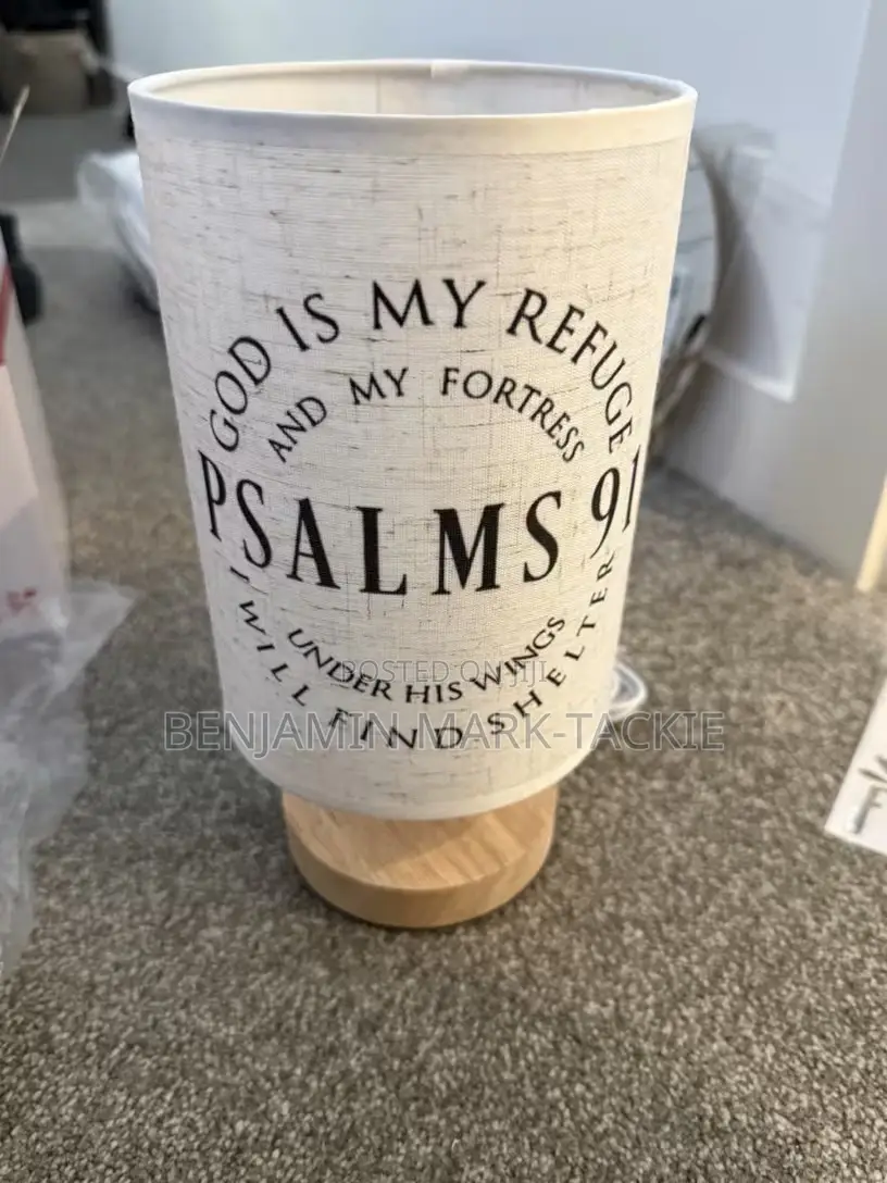 Small Bedside Psalm 91 Lamp